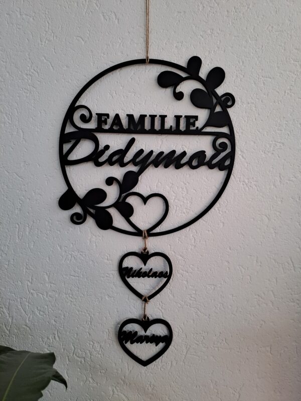 Familien Schild personalisierbar, 25cm - Image 6