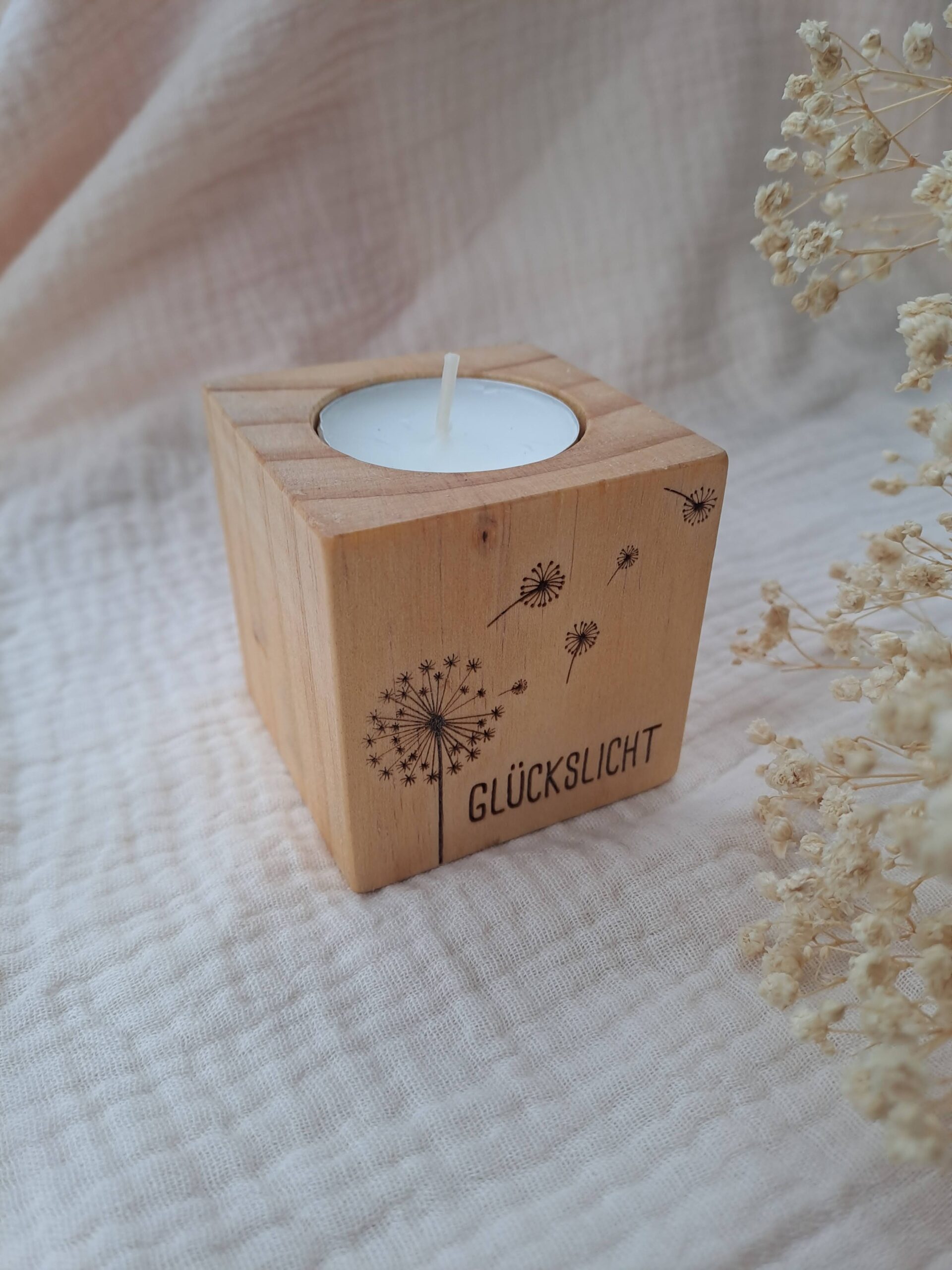 Kerzenhalter Pusteblume